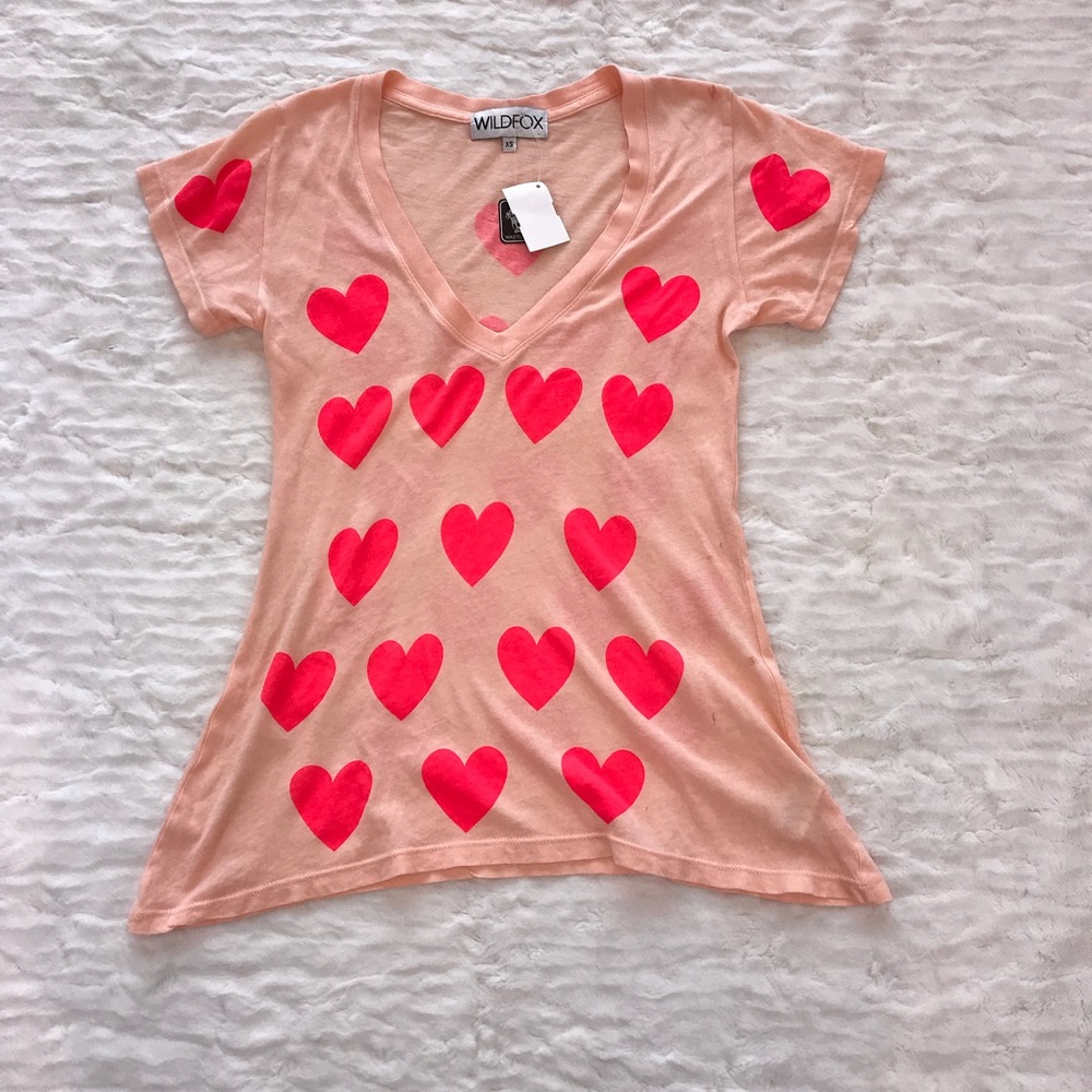 XS Wildfox Heart ❤️ T-Shirt